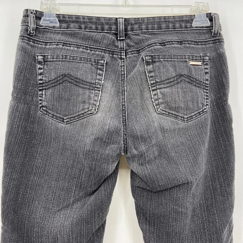 MICHAEL KORS Black Dark Wash Slim Denim Jeans Size 8